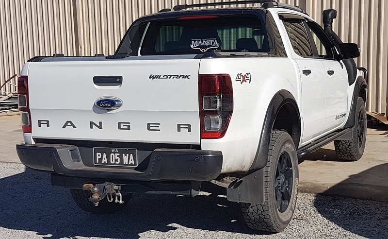 Aftermarket exhaust on Ford Ranger