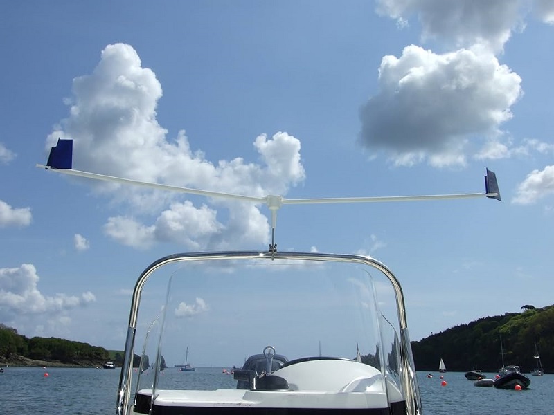 seagull deterrent on the boat as one of the marine hardware